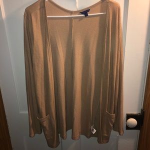 Tan Aeropostale cardigan